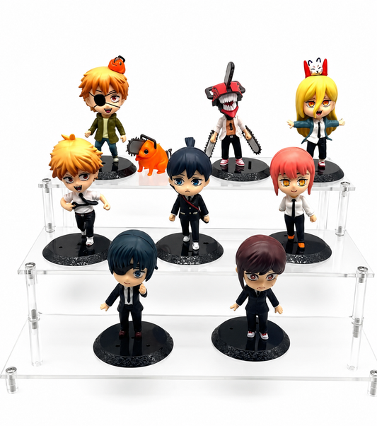 Chainsaw Man Inspired Mini Figure Set – 10cm Anime Collectible Character Toys