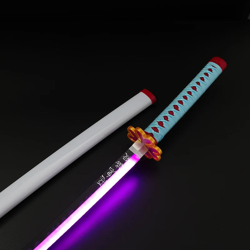 Demon Slayer Mitsuri Kanroji LED Katana Sword With USB Cable (No COD Allowed On This Product) - Prepaid Orders Only