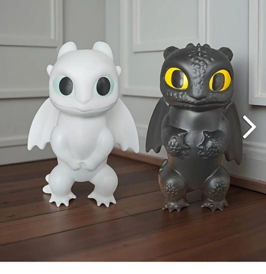 How To Train Your Dragon Toothless Night Fury.( Set of 2)