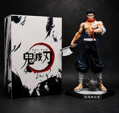 Anime Gyomei Himejima Stone Hashira Premium Collector Figure – 35CM Display Statue