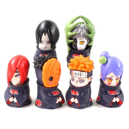 Naruto Palm Series Akatsuki Set of 6 Figure Version Model