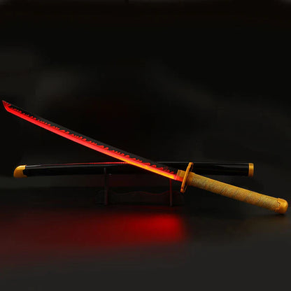 Demon Slayer Yoriichi Tsugikuni LED Katana Sword With USB Cable (No COD Allowed On This Product) - Prepaid Orders Only
