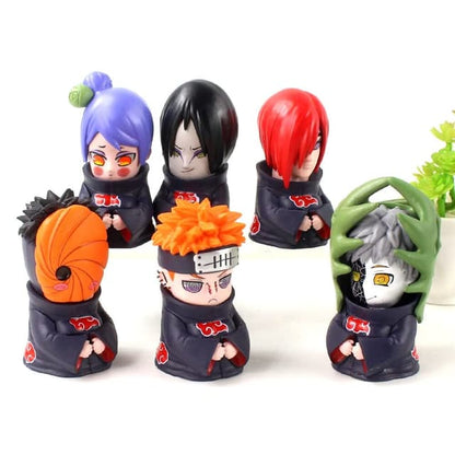 Naruto Palm Series Akatsuki Set of 6 Figure Version Model