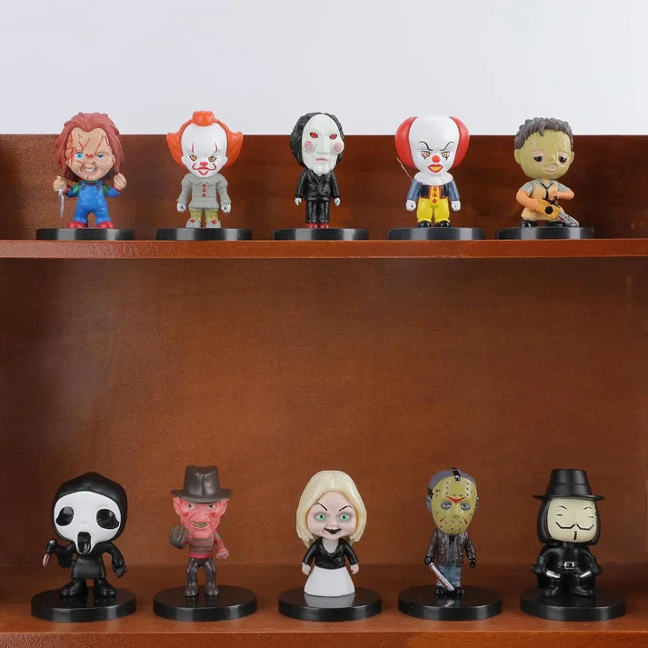 Horror Film Series Action Figure Set (10 pcs)