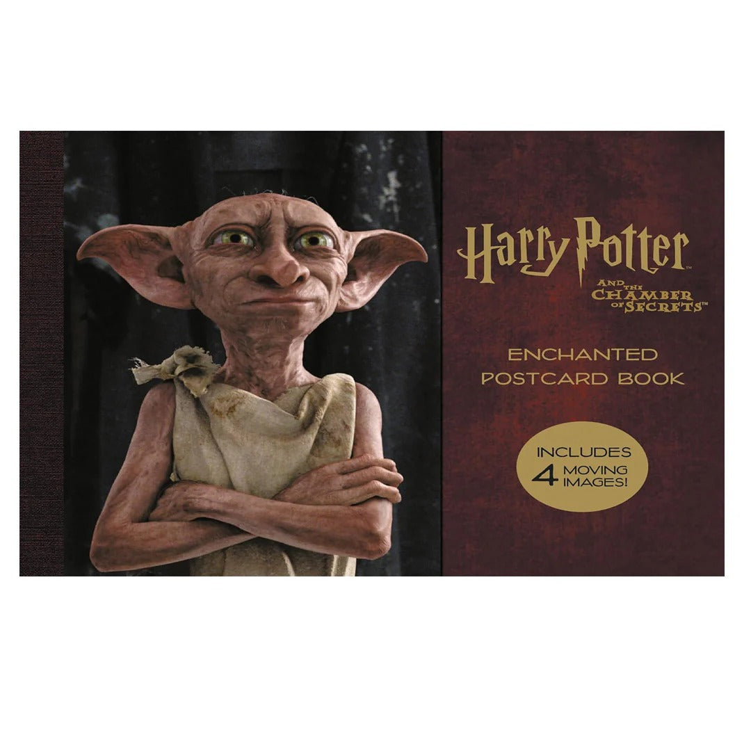Harry Potter Chamber of Secrets Enchanted Collectible Postcard Book - Includes 4 Moving Images