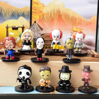 Horror Film Series Action Figure Set (10 pcs)