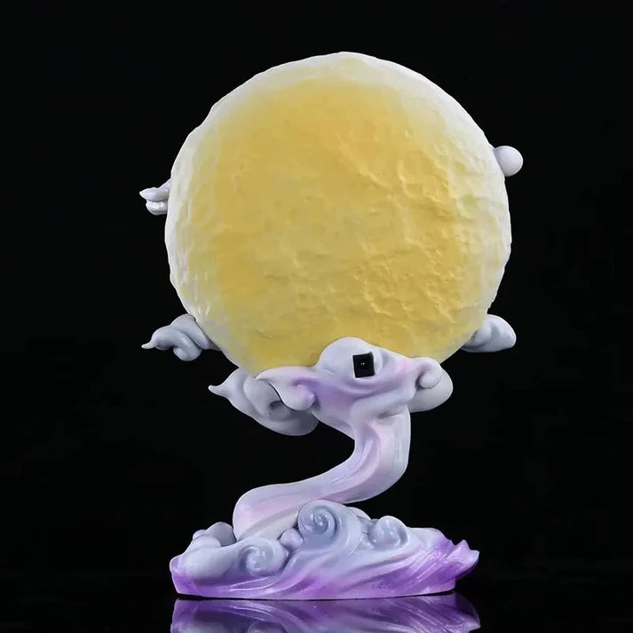 One Piece Monkey D' Luffy Gear 5 Sun God Nika Flying Under Moon LED Light - 25 cm Figure