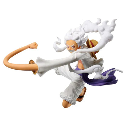 One Piece Monkey D' Luffy Gear 5 Sun God Nika BATTLE RECORD Figure