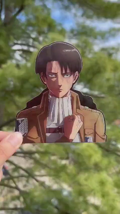 Attack On Titan Eren Yeager 3D Motion Sticker