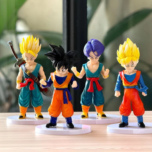 Dragon Ball Z Anime Action Figure Set of 4