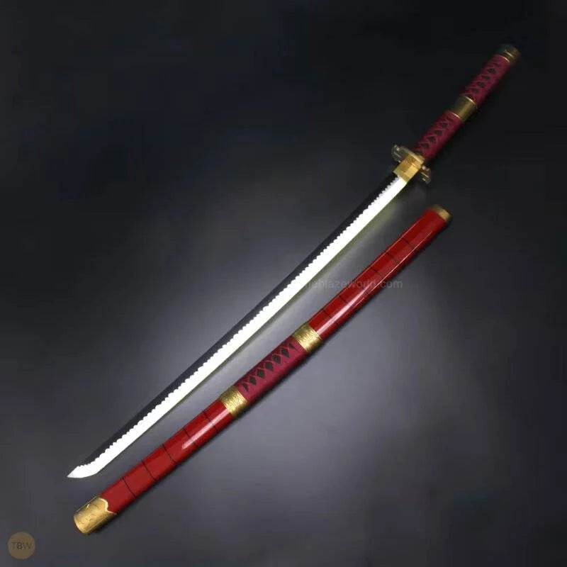 One Piece Roronoa Zoro Sandai Kitetsu LED Katana Sword With USB Cable (No COD Allowed On This Product) - Prepaid Orders Only