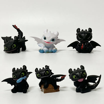 How to Train Your Dragon Mini Figure Set – Set of 6 Collectible Dragon Figures