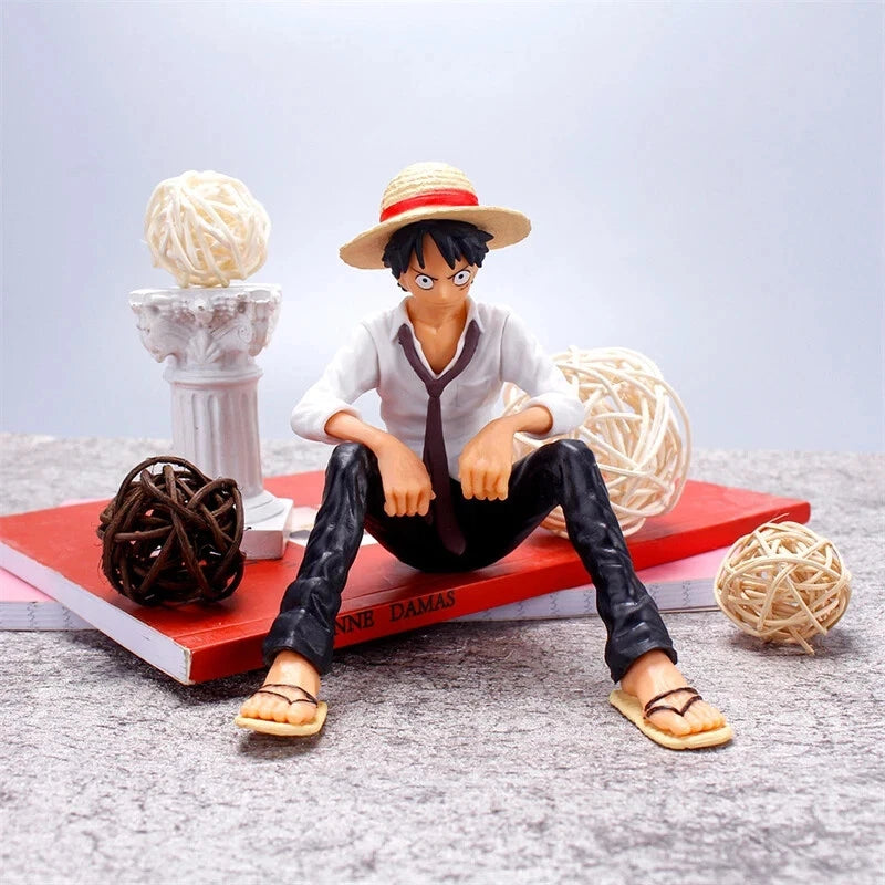 One Piece Luffy Sitting Figure - 15 cm