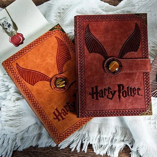 Harry Potter Hardbound Vintage PU Leather Notebook (Select From Drop Down Menu)