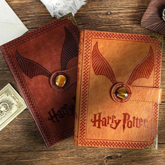 Harry Potter Hardbound Vintage PU Leather Notebook (Select From Drop Down Menu)