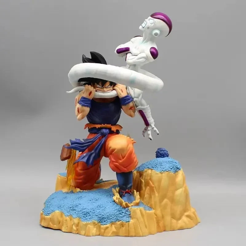 Dragon Ball Z Anime Goku Bites Frieza Tail Collectable Action Figure 25cm