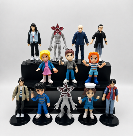 Stranger Things Mini Action Figure Set – Hawkins Adventure Collectible Toy Figures