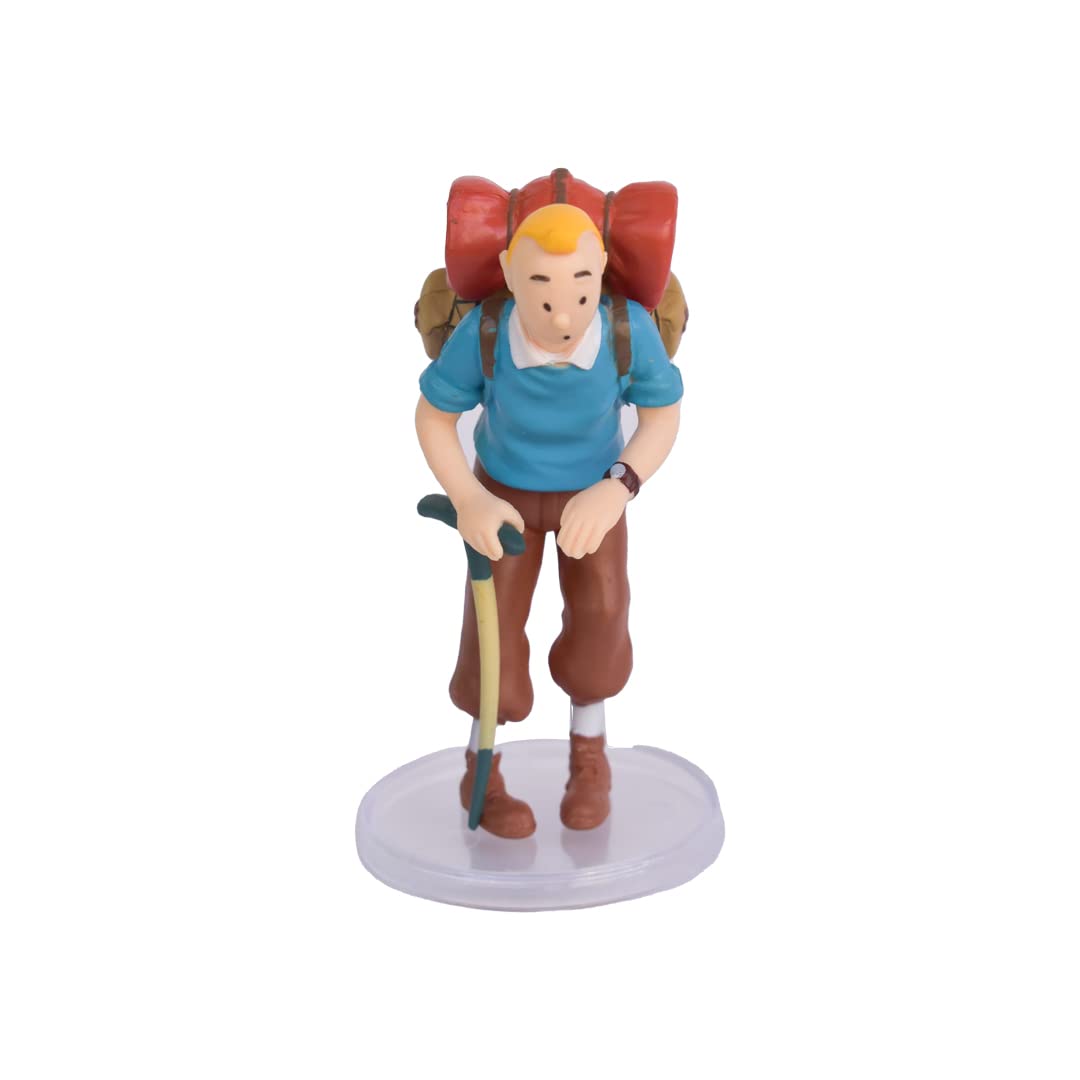 Adventures of Tintin Collectible Mini Figure Set – Classic Cartoon Character Display Toys (Set of 6)