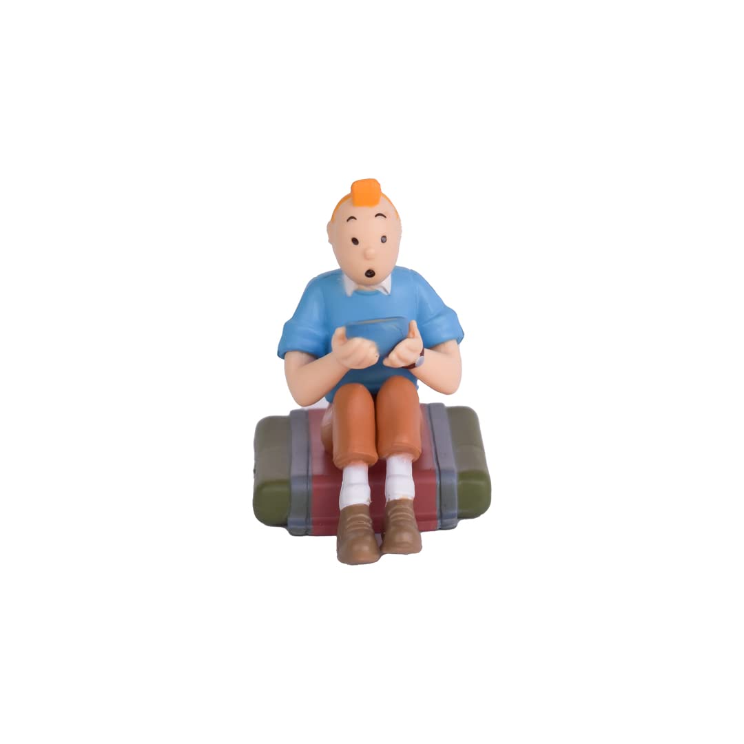Adventures of Tintin Collectible Mini Figure Set – Classic Cartoon Character Display Toys (Set of 6)