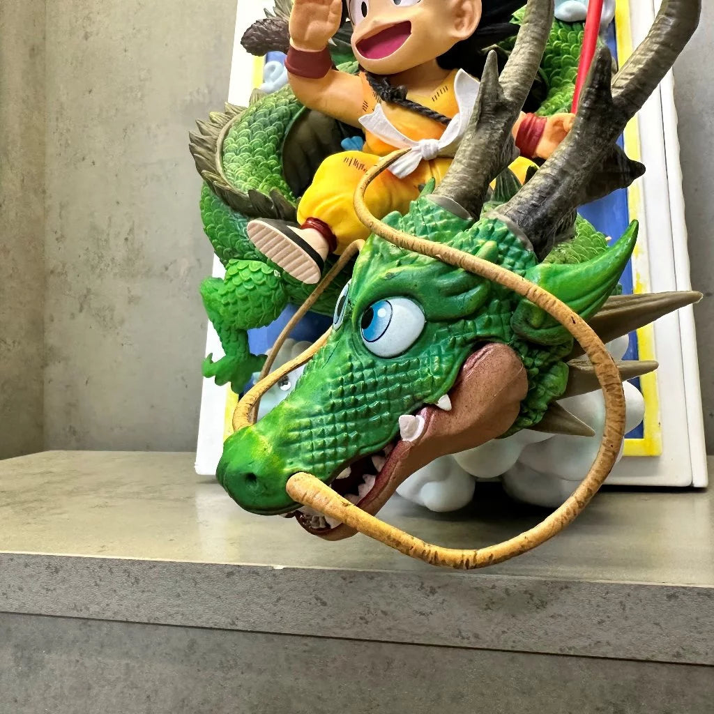 Dragon Ball Kid Goku Riding Shenron Collectible Statue