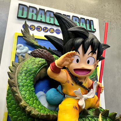 Dragon Ball Kid Goku Riding Shenron Collectible Statue