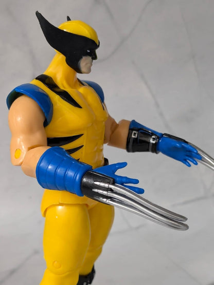 Marvel Wolverine Classic Action Figure Toy with Metal Claws – Superhero Collectible Display Model for Kids & Collectors